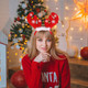 Reindeer Antlers Headband - Red